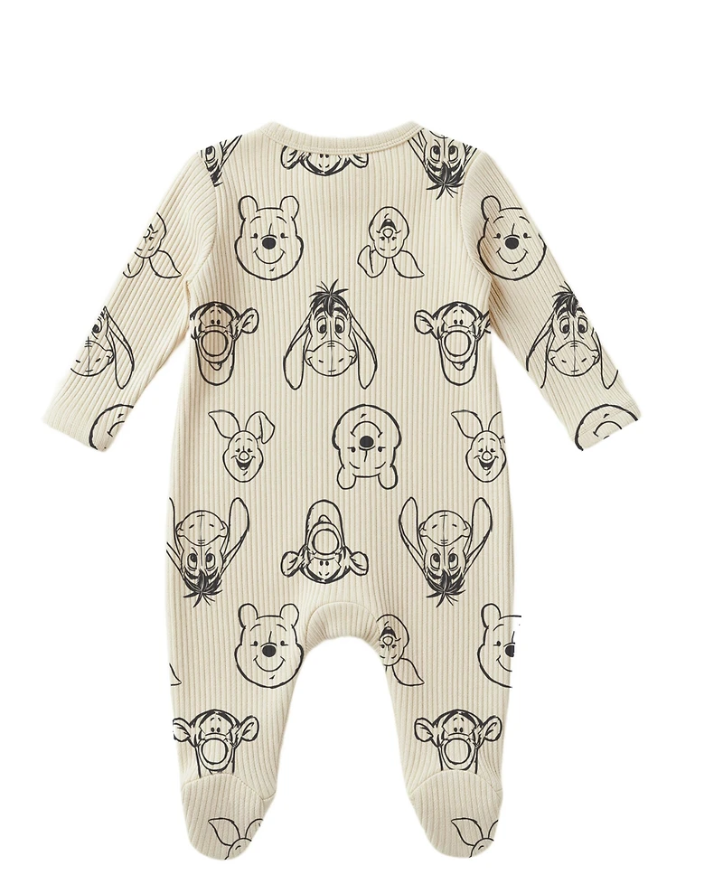 Disney Baby Boys' or Girls' Printed Sleep & Play Coverall and Hat