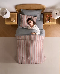 Nestl Luxury Soft Modern Striped Design 5-Pc. Comforter Set