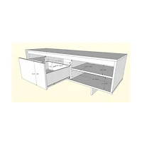 Nexera 60-Inch Tv Stand With Storage