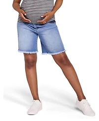 Motherhood Maternity Under the Belly Dad Denim Short