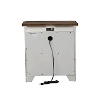 Liberty Furniture Industries, Inc 3 Drawer Night Stand w/ Charging Station
