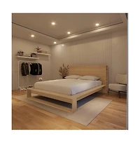 Nexera Torino Headboard and Slatted Bedframe.