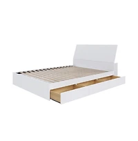 Nexera Bed Frame And Headboard, Queen.