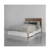 Nexera Bed Frame And Headboard, Full.