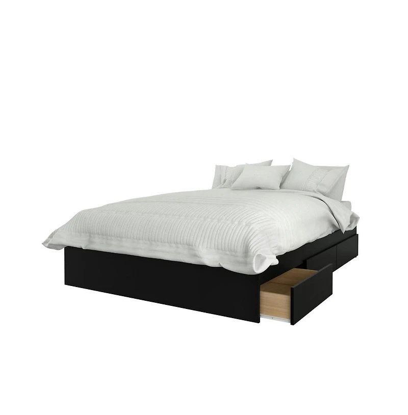 Nexera Bed Frame And Headboard, Full.