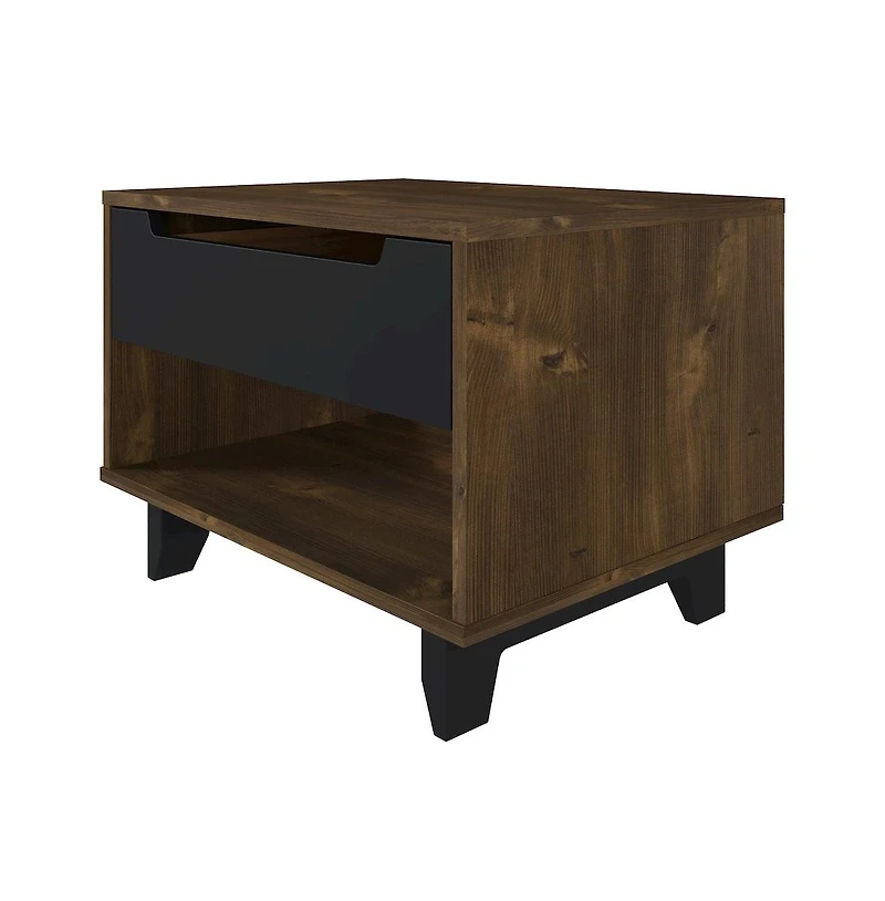 Nexera Nightstand 1-Drawer And Folding Door