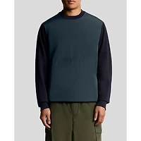 Lyle & Scott Men's Half Raglan Hybrid Long Sweatshirt