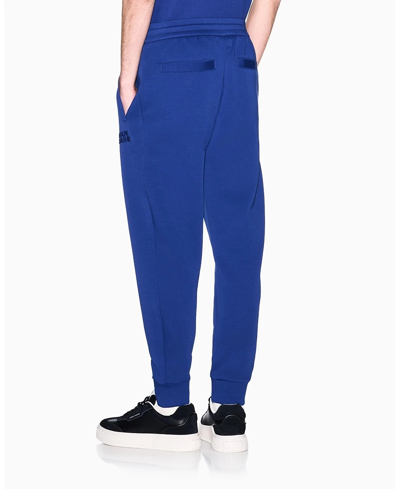 A|X Armani Exchange Men's Elevated Logo Fleece Jogger Pants