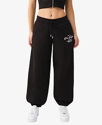 True Religion Women's Crystal Baggy Joggers