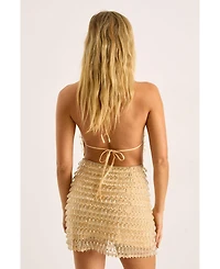 Nasty Gal Women's Droplet Beaded Mini Dress