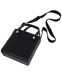 Crocs Small Woven Style Crocssbody Tote with Top Handles and removeable strap