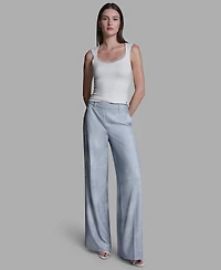 Bcbg Women's Printed Straight-Leg Pants