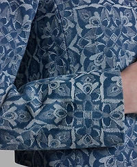 Bcbg Women's Boxy Square Print Jacket