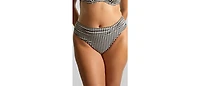 Panache Lingerie Women's Gingham High Cut Bikini Bottom