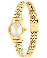 Calvin Klein Women's Ck Contemporary Gold Tone Stainless Steel Bracelet Watch, 18mm