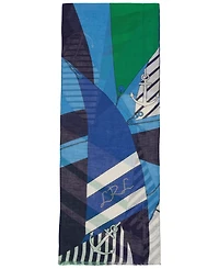 Lauren Ralph Lauren Abstract Sails Small Oblong Scraf