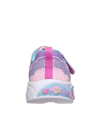 Skechers Toddler Girls' My Dreamers - Lil Mermaid Light-Up Fastening Strap Casual Sneakers from Finish Line