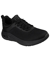 Skechers Men's Work Slip Resistant: Arch Fit Crosser - Rowynn Casual Sneakers from Finish Line