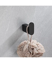 Rainsken 5- Piece Bathroom Accessories Set, Stainless Steel Bathroom Hardware Set, Bath Towel Bar