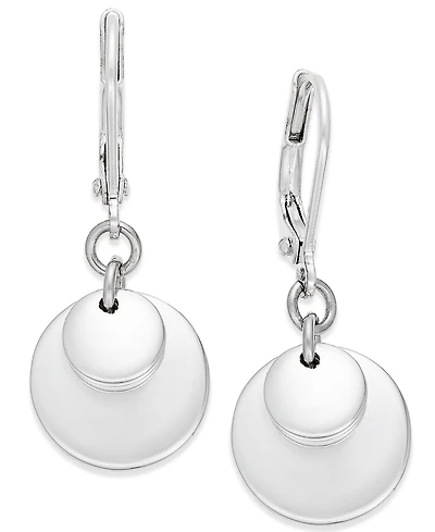 Lauren Ralph Lauren Triple Disc Drop Earrings