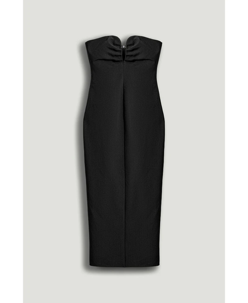 Nocturne Women's Strapless Sweetheart Midi Pencil Dress