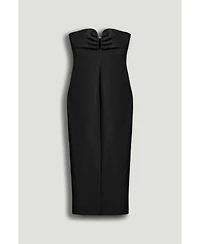 Nocturne Women's Strapless Sweetheart Midi Pencil Dress