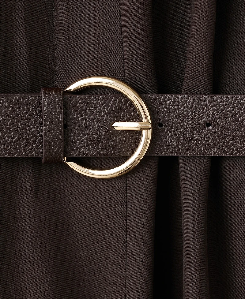 Mango Women's Lyocell Belt Jumpsuit