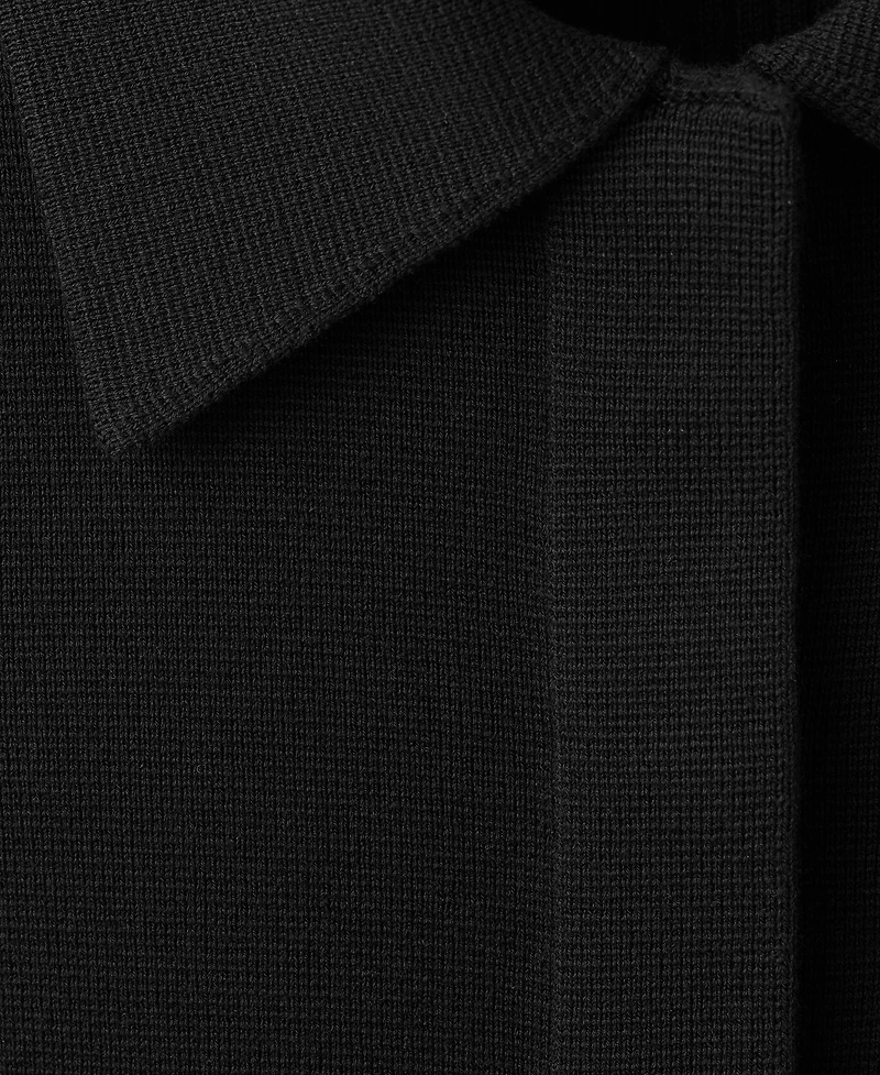 Mango Women's Pocket Knit Cardigan Sweater