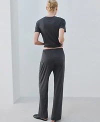 Mango Women's Micro-Modal Pajama Pants