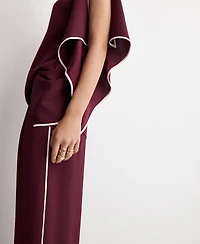 Mango Women's Ruffle Asymmetric Blouse