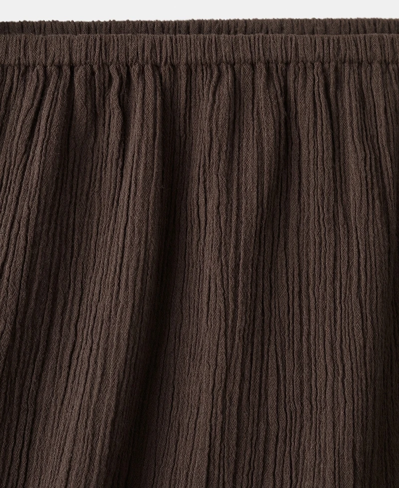 Mango Women's Flowy Cotton Gauze Shorts