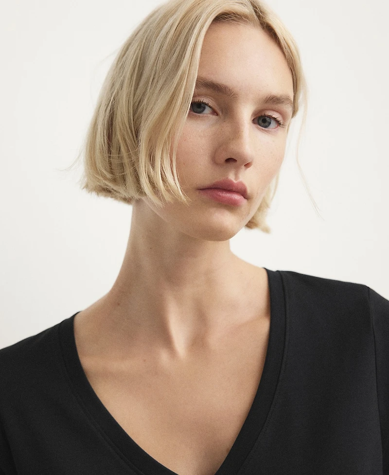 Mango Women's Cotton Long Nightgown