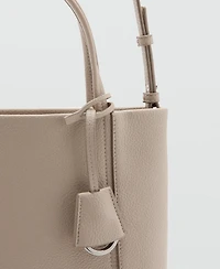 Mango Women's Handles Mini Rectangular Handbag