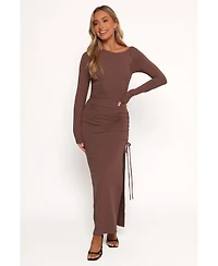 Petal and Pup Women's Indigo Maxi Dress