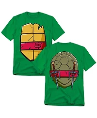 Teenage Mutant Ninja Turtles Men's 2012 Raphael Shell Front Back T-Shirt