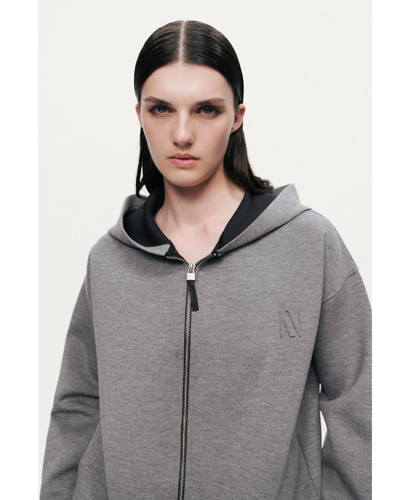 Nocturne Women's Relaxed Zip-Up Hoodie