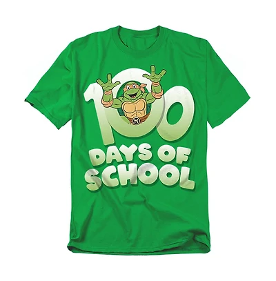 Teenage Mutant Ninja Turtles Men's 100 Days of School T-Shirt