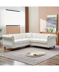 Streamdale Furniture 83.5" Oversized L-Shaped Sectional Sofa