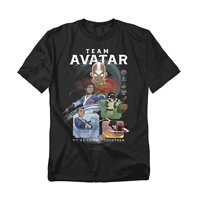 Avatar The Last Airbender Big & Tall Team This Together T-Shirt