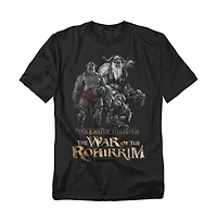 Lord Of The Rings Men's War Rohirrim Evil Trolls Band T-Shirt