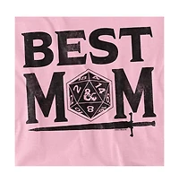 D&D Men's Dungeons Dragons Mother's Day Best Mom D20 Light T-Shirt