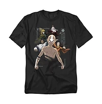Avatar The Last Airbender Men's Past Avatars T-Shirt