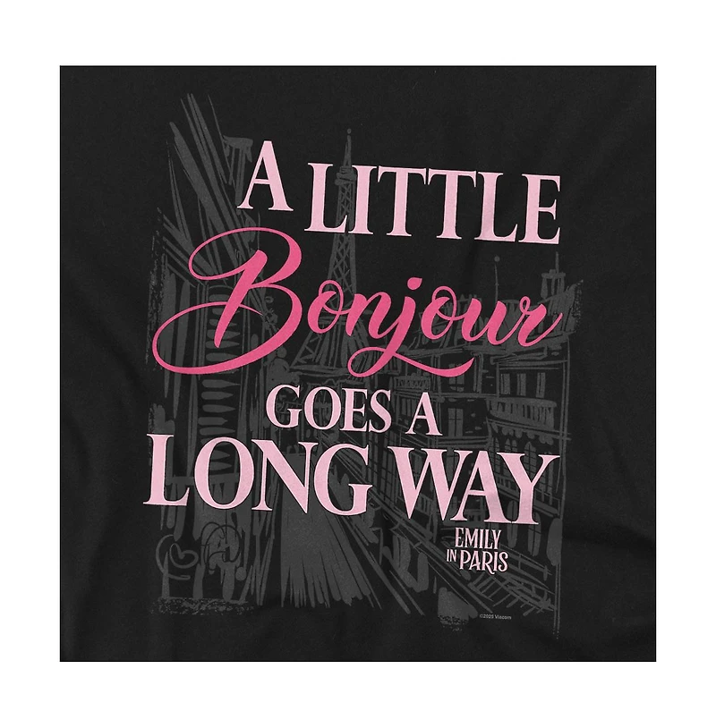 Emily Paris Men's A Little Bonjour T-Shirt