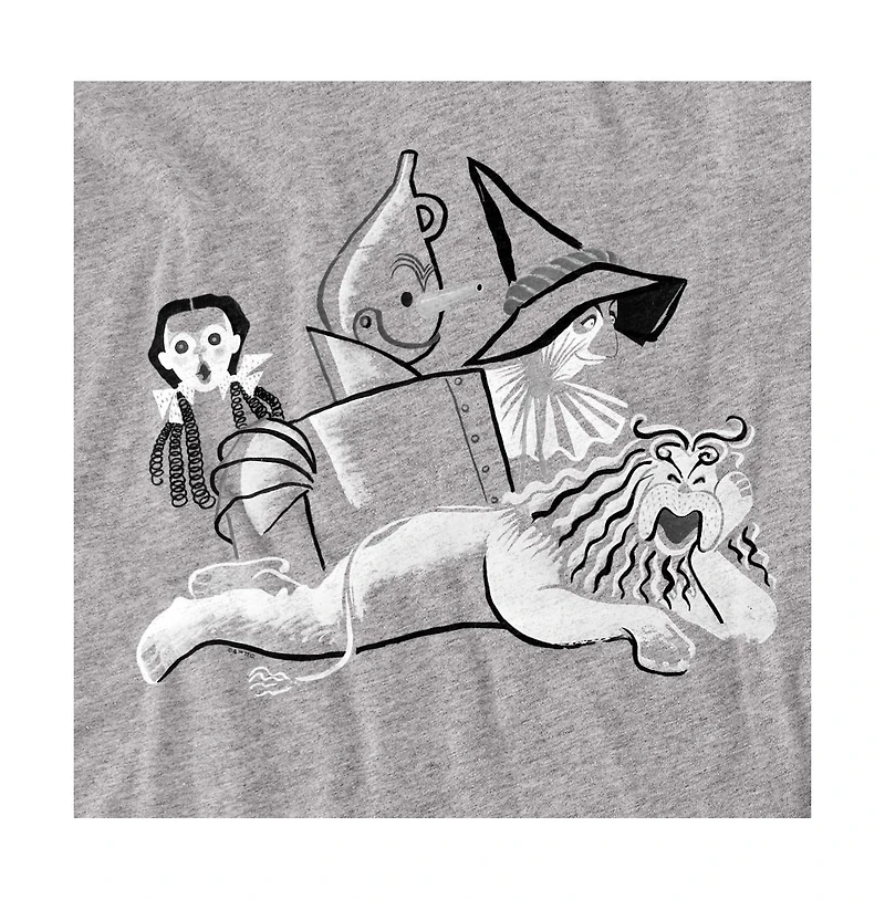 Wizard Of Oz Men's The Group Doodle T-Shirt