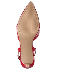 Bandolino Women's Pracen Bow Pointy Toe Slingback Pumps