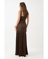 MissPap Women's Premium Pleated Skirt Bridesmaid Dress