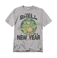 Teenage Mutant Ninja Turtles Men's Shell Of A New Year T-Shirt