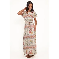 Petal and Pup Women's James Button Through Maxi Dress