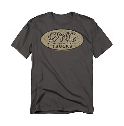 Logovision Men's Gmc Vintage Oval Logo T-Shirt