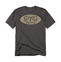 Logovision Men's Gmc Vintage Oval Logo T-Shirt